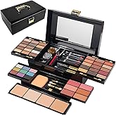 Joyeee All-in-One Makeup Gift Set Carry All Makeup Kit Women Full Kit With Makeup Bag Concealer Lipgloss Lipstick Blush Foundation Face Powder Eyeshadow Palette Cosmetic Palette #8