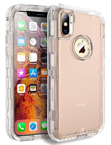 MXX Case for iPhone Xs Case, Heavy Duty Cover Full Armor Body