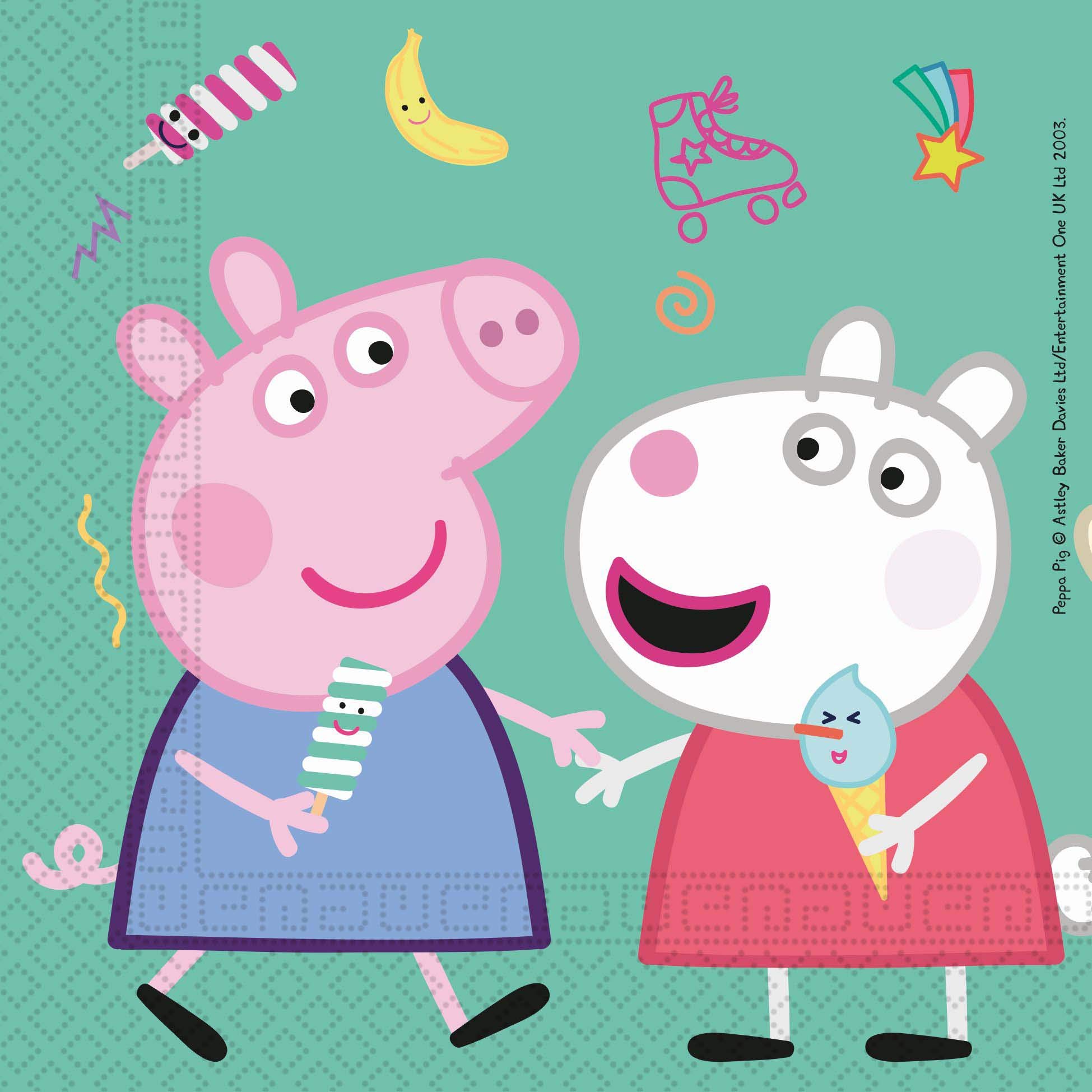 Peppa Pig Party Napkins 2-Ply Pack of 20 Napkins