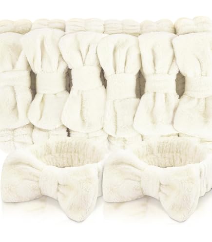 Amazon.com : Janmini 36 Pcs Spa Headband and Wristbands Set  display picture 1