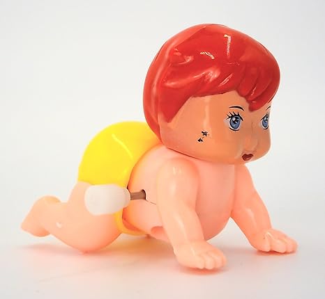 wind up crawling baby