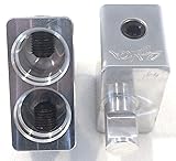 Pair of Sky High Car Audio Dual 2/0 Gauge to 1/0