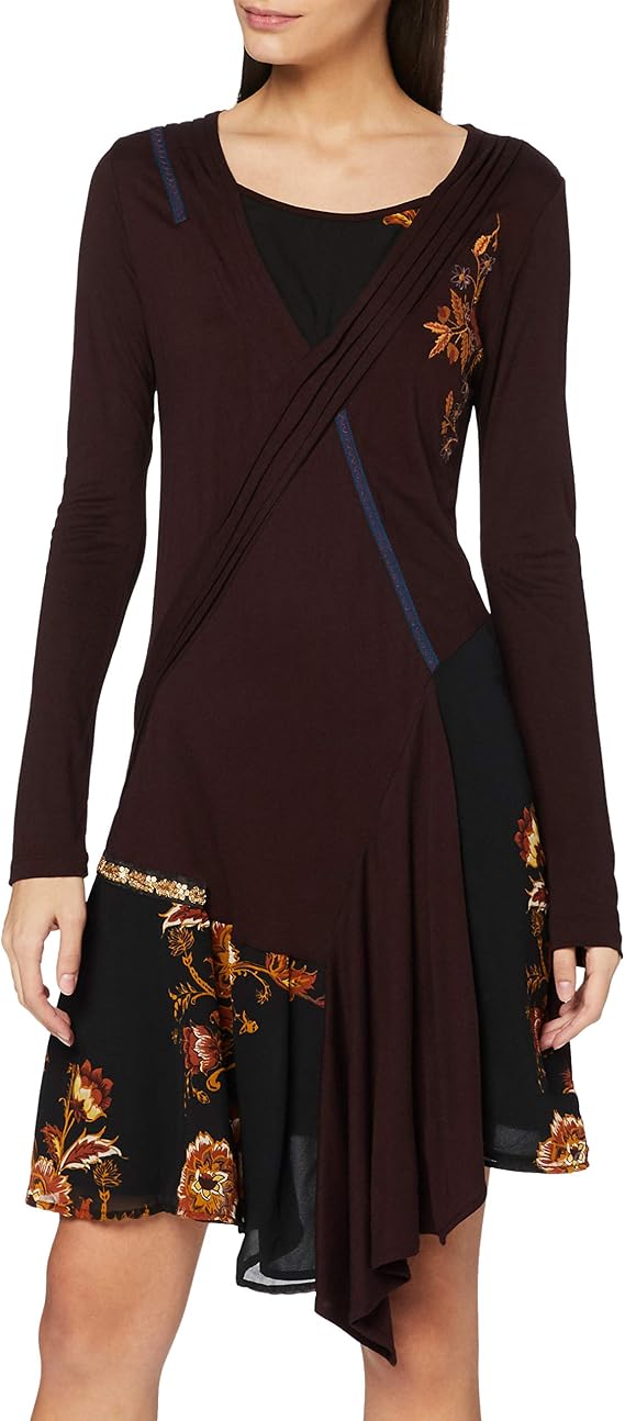 Joe Browns Women's Mix and Match Dress, Multicoloured (A-Chocolate