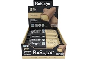RxSugar Caramel Swealthy Snax Snack Bars 16 Bars