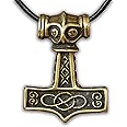 Baldur Jewelry - Thors Hammer Necklace Pendant - Mjölnir Viking Norse Thor Hammer Pendant Viking Jewelry - Thor Necklace - Thor Gifts for Men - Viking Necklace for Men