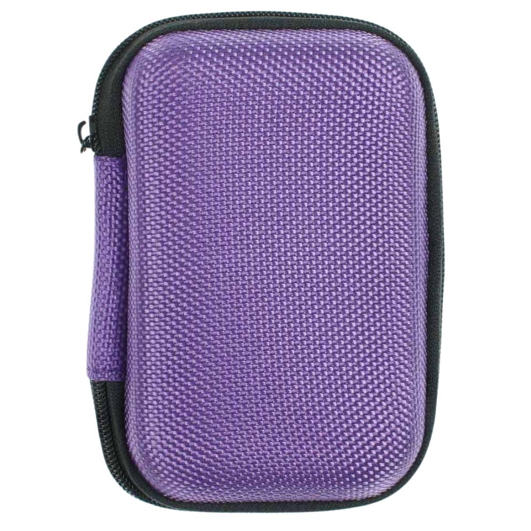 caseroxx Blood Glucose Meter Hard Case Suitable for Freestyle Libre 1/2 / Insulinx / 14 Day in Purple, Diabetic Storage case