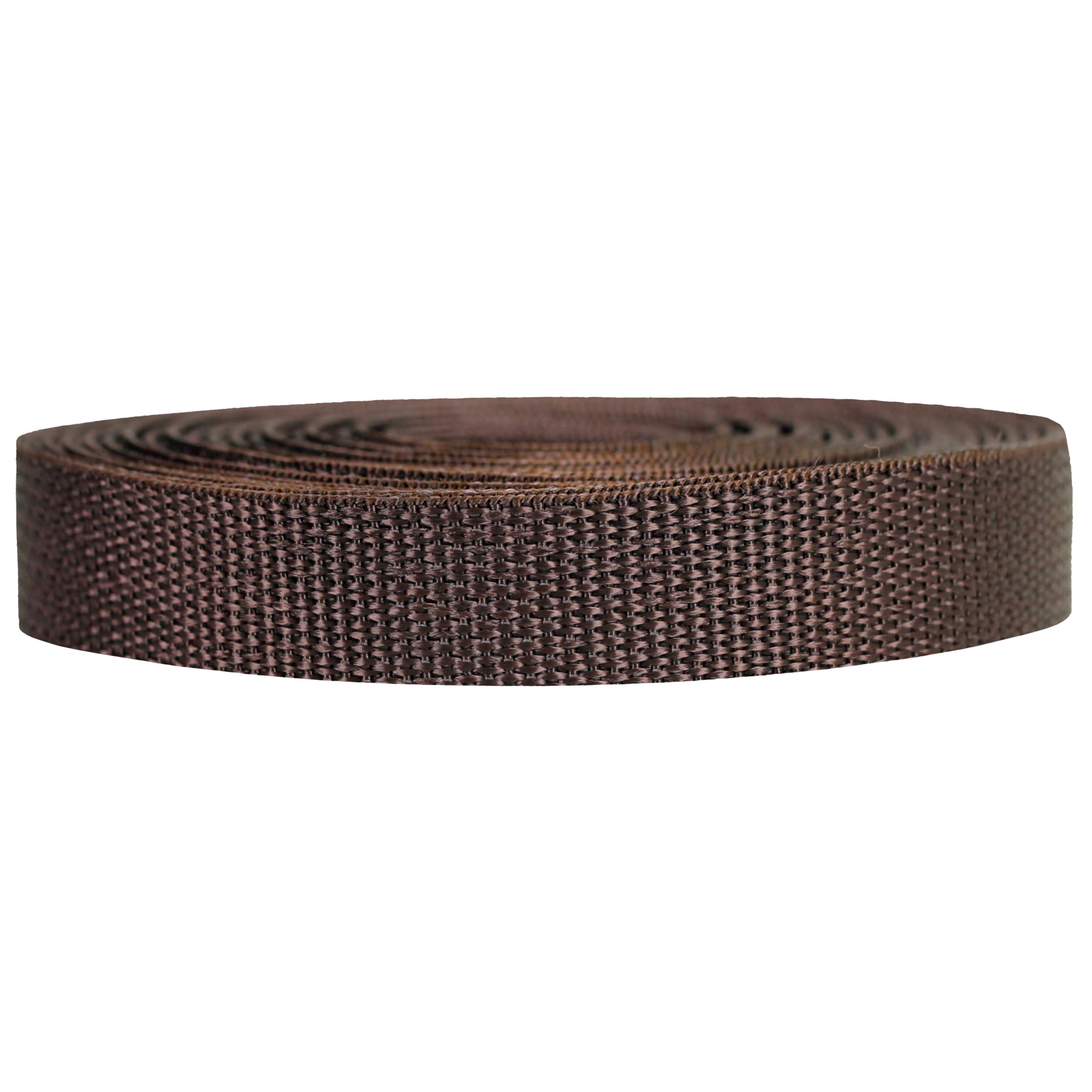 Strapworks Poly Strapping for Outdoor DIY Gear Repair, Pet Collars, Crafts, pp, Brown, 3/4" x 10 Yard