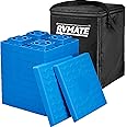 RVMATE 12 Pack RV Leveling Blocks, Heavy Duty Camper Leveling Blocks, Levelers for RVs, Reduce Trailer Movement, Trailer Leve
