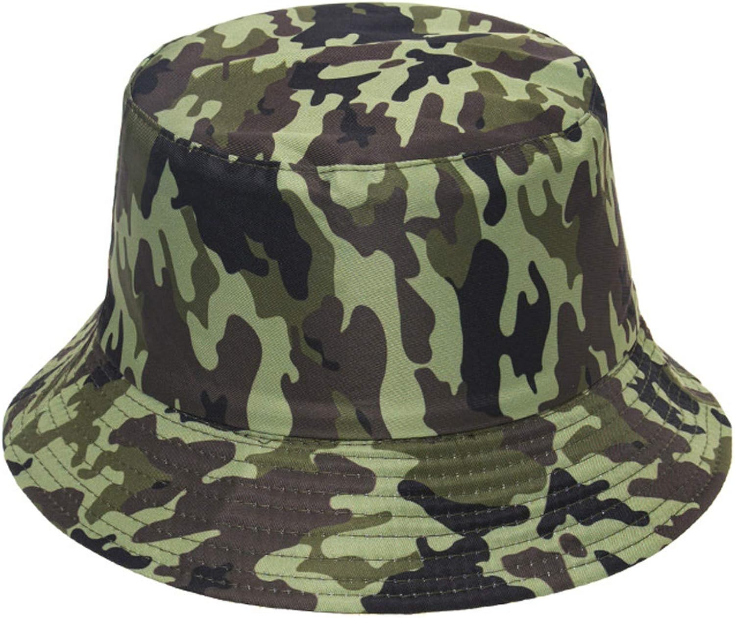 LOPILY Universal Sun Protection Outdoor Camouflage Fisherman Hat Basin