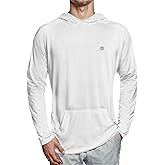 Mens Dry-Fit UPF 50+ Sun Shirt Hooded, Fishing Shirts for Men Long Sleeve, SPF Shirts for Men, Men's Rash Guard