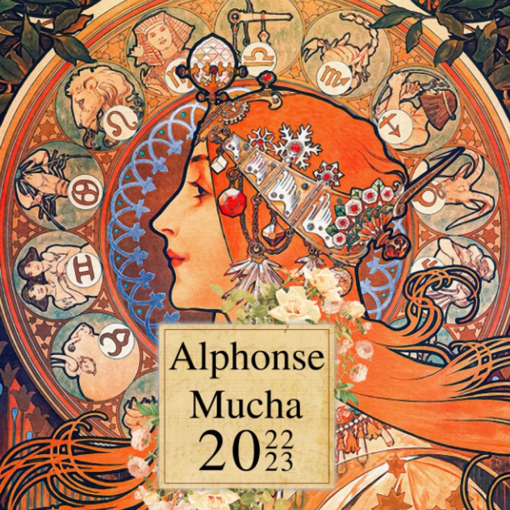 Cm 2023 Calendrier Alphonse Mucha 2022 Calendar: Fine Art Nouveau Classic Squared Mini Planner  Jan 2022 To Dec 2022 Plus 6 Extra Months Of 2023 | Premium Pictures Gift  Idea Kalendar Calendario Calendrier : Hobbs, Emilis: Amazon.co.uk: Books