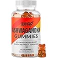 WIXAR NATURALS Ashwagandha Gummies with Turmeric and Black Pepper Extract - Herbal Gummy Supplement - 60 Gummies