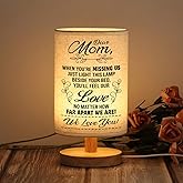 WSYEAR Valentines Day Birthday Gifts for Mom from Daughter Son-Table Lamp Mom Gifts from Daughters Night Light Anniversary Presents for Mother Women
