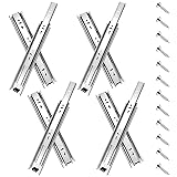 12 inch Drawer Slides 4 Pairs (8pcs) Full Extension