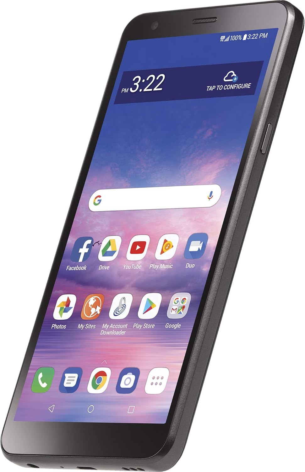 TracFone LG Journey 4G LTE Prepaid Smartphone (Locked) - Black - 32GB - SIM Card Included - CDMA - Fustration Free Packaging