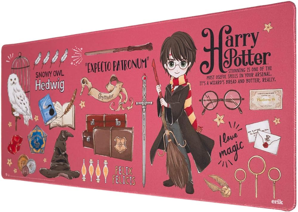 Grupo Erik XXL Mouse Pad Harry Potter Desk Mat 80 x 35 cm Non-Slip