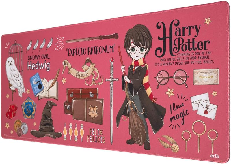 Grupo Erik XXL Mouse Pad Harry Potter Desk Mat 80 x 35 cm Non-Slip