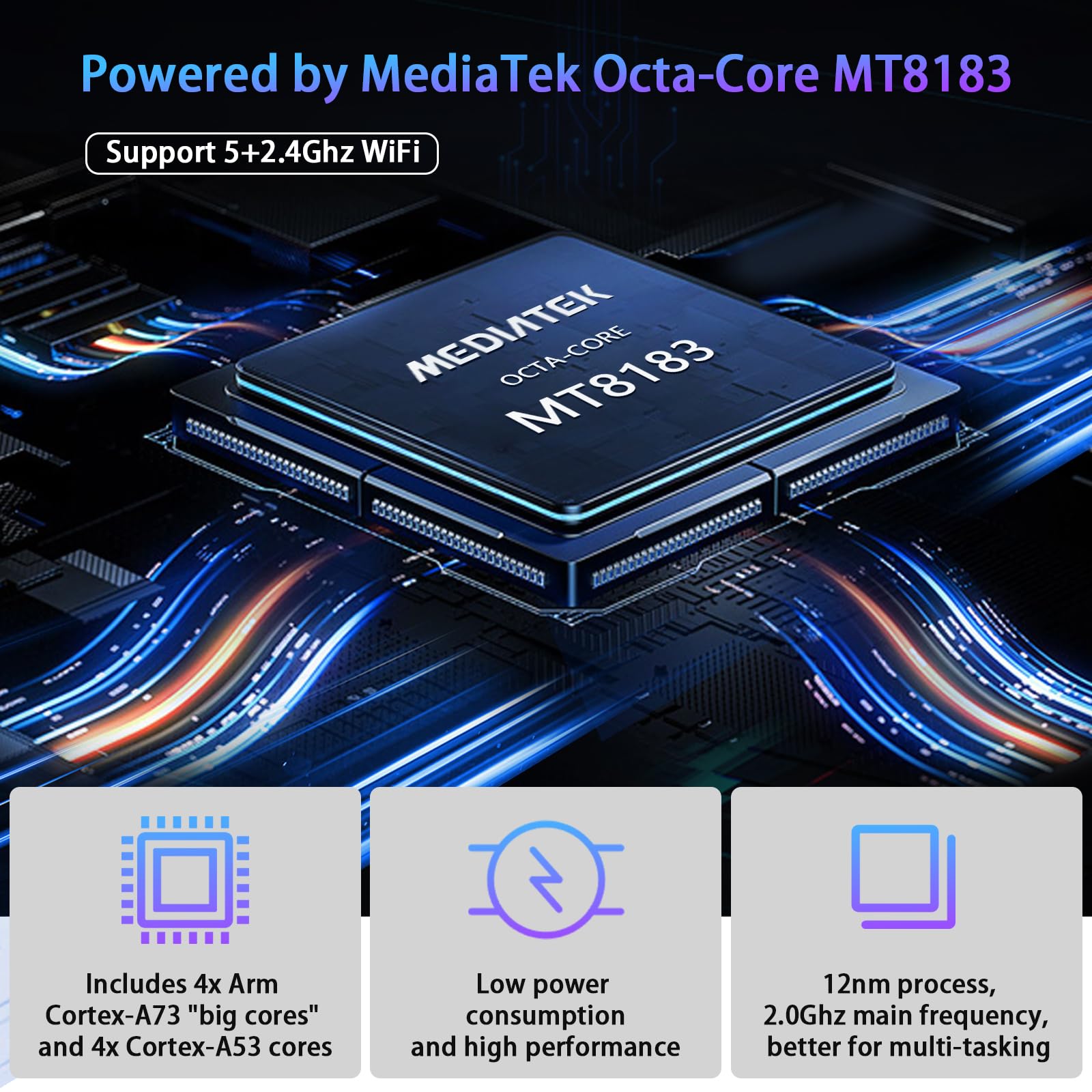 Tablet 10.1 Inch Android 13 Tablets 2025 Latest Android Tablets 128GB ROM+16GB RAM (8+8 Virtual), 2 in 1 Tablet with Keyboard, Powerful Octa-Core+13MP Camera, 1TB TF Expandable, FHD WiFi Tableta PC