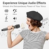 TONOR Wireless Microphone System Dual UHF 60m 30 Frequencies Treble Bass Echo view 3