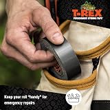 T-REX Ferociously Strong Waterproof Duct Tape Silver Grey 25mm x 9.1m Heavy Duty view 7