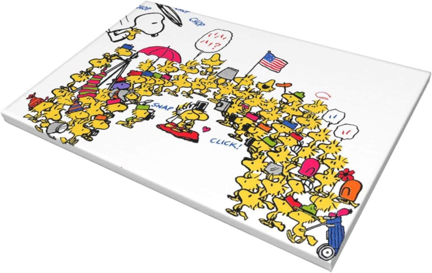 Amazon Co Jp ウッドストック スヌーピー フレームレス装飾画 モダンポスター 部屋飾り 30 45cm おしゃれ キャンバス 壁紙ポスター 壁画 玄関やリビング お祝いや贈り物に ホーム キッチン