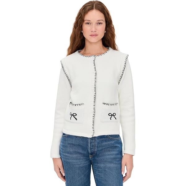 Splendid Womens Gracie Jaquard Cardigan Shell Paisley XS (Women's