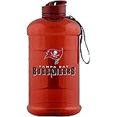FOCO NFL Team Logo 2L Plastic Clear Large Sports Water Bottle