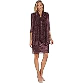 R&M Richards Womens Eternal Shine Jacket Dress