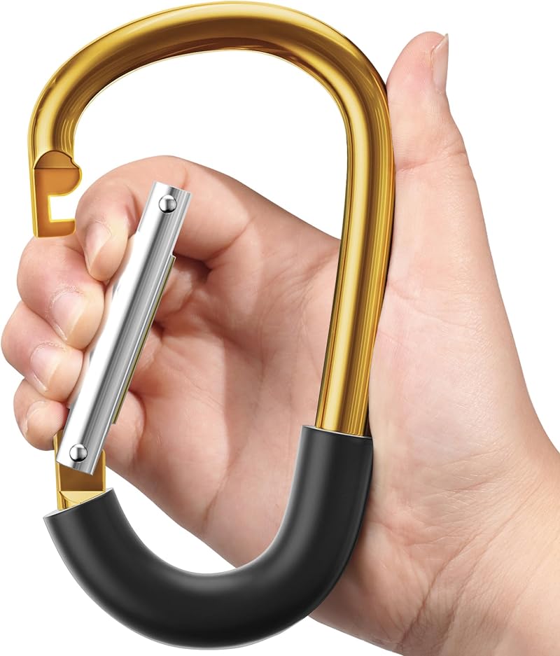 SURDOCA Heavy Duty Pram Hooks Aluminum Clip for Bags 110 lbs Capacity
