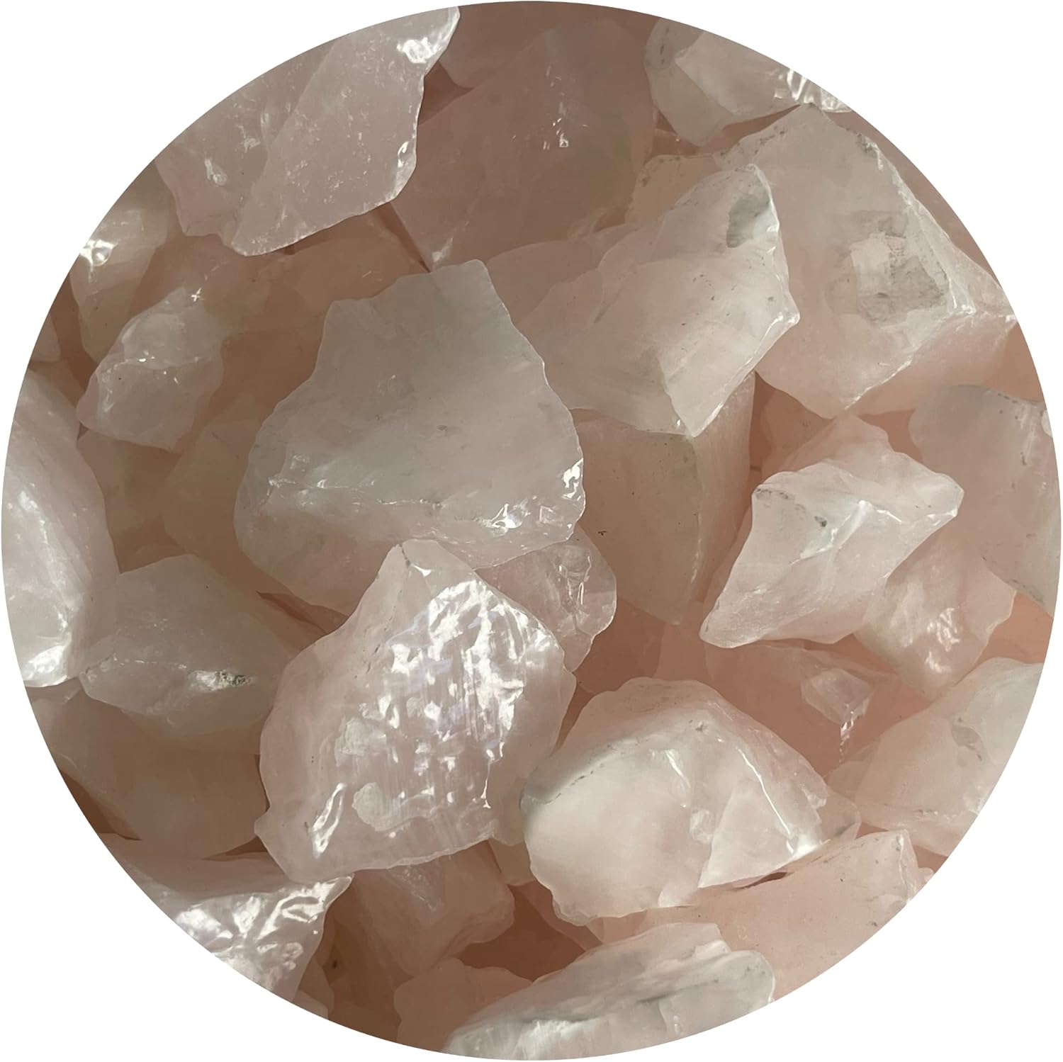 Indoor Fountains & Accessories - GAF TREASURES Wholesale Calcite Rough Natural Stones, Raw Calcite Crystals (Pink Calcite, 1 Pound)