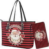 Sannovo Womens Wallet and Purse Set Tote Bag Hobo Shoulder Handbag with Matching Purse Pu Leather Top Handle Handbag
