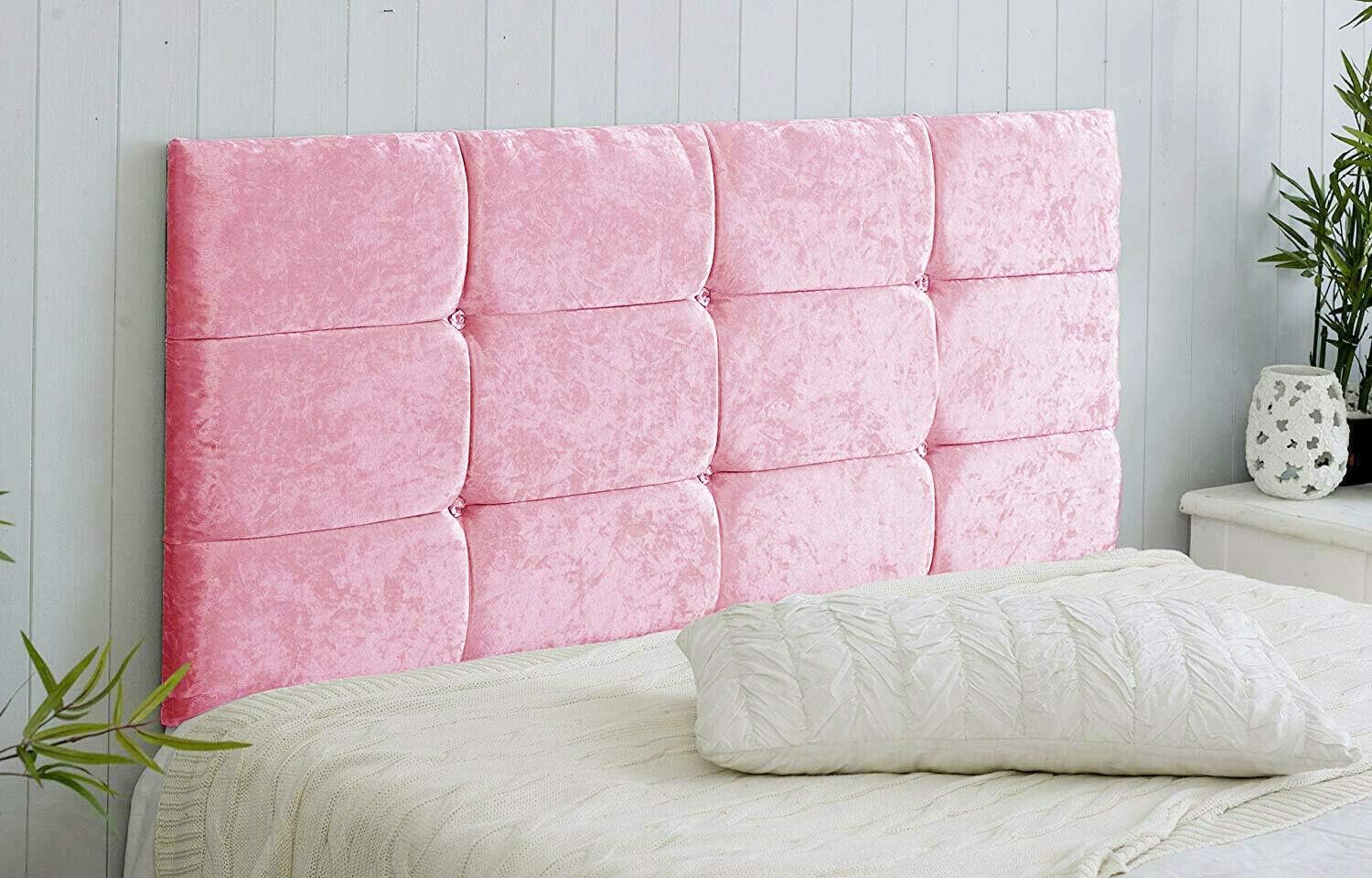 baby pink headboard