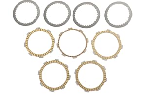 Bruce & Shark, Clutch Kit Steel & Friction Plates for Honda CBR125R CBR125 CBR150R LS125 TA200