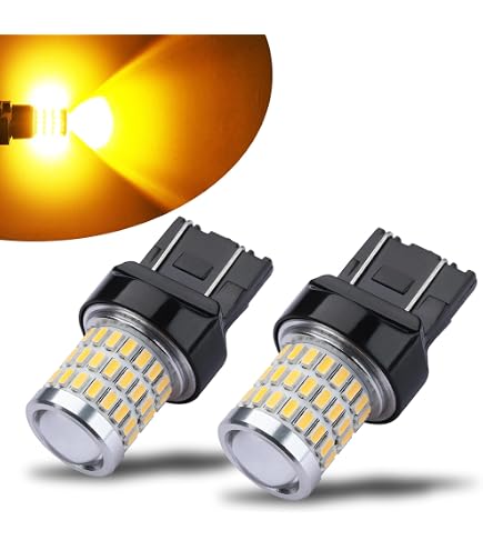 Zyvirexa 1156 LED Turn Signal Bulbs - Amber, Plug & Play For Toyota 4Runner (1984-1998 & 2006-2013 Front, 1984-1995 Rear) - View #9
