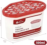 Vinsani 500mL Dehumidifier Pack of 10 Moisture Absorber Damp Home Wardrobe view 7