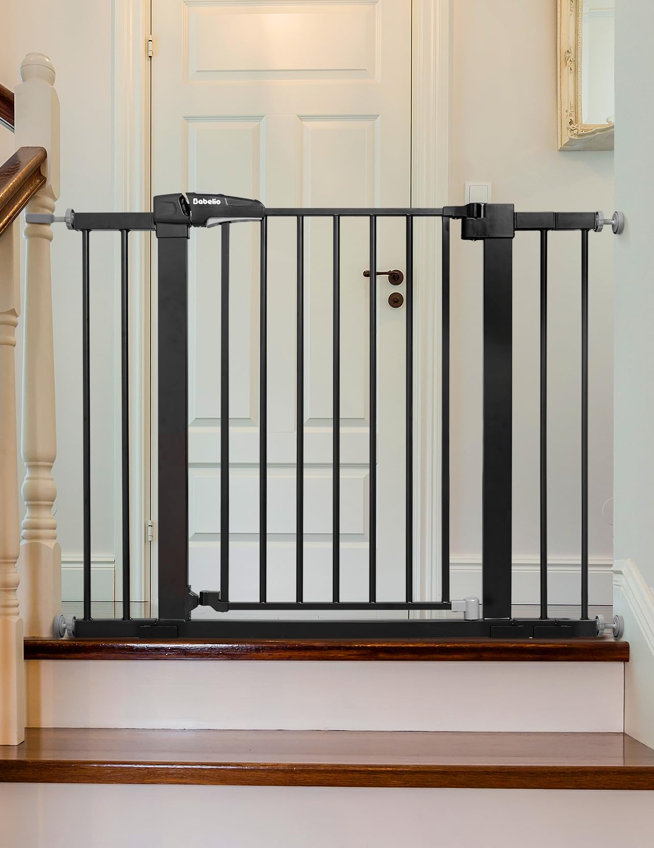 Photo 1 of ***factory sealed*
Babelio Baby Gate for Doorways and Stairs, 26-40" Auto Close Dog Gate, Easy-Install Pressure Mounted Satey Door, No Drilling Safety Gate for Child and Pets, Pressguard, Black