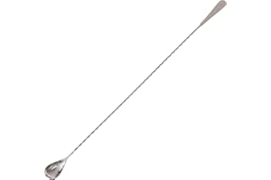 Mixologists 18" Extra Long Cocktail Mixing Glass Spoon - Bar Stirring Spoon