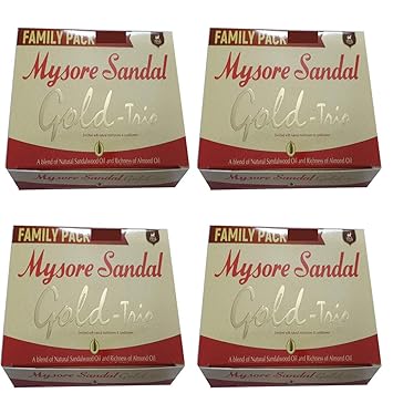 Buy Mysore Sandal 4 Gold Trio Soap Family Pack 125 G X 3 Online At Low Prices In India Amazon In