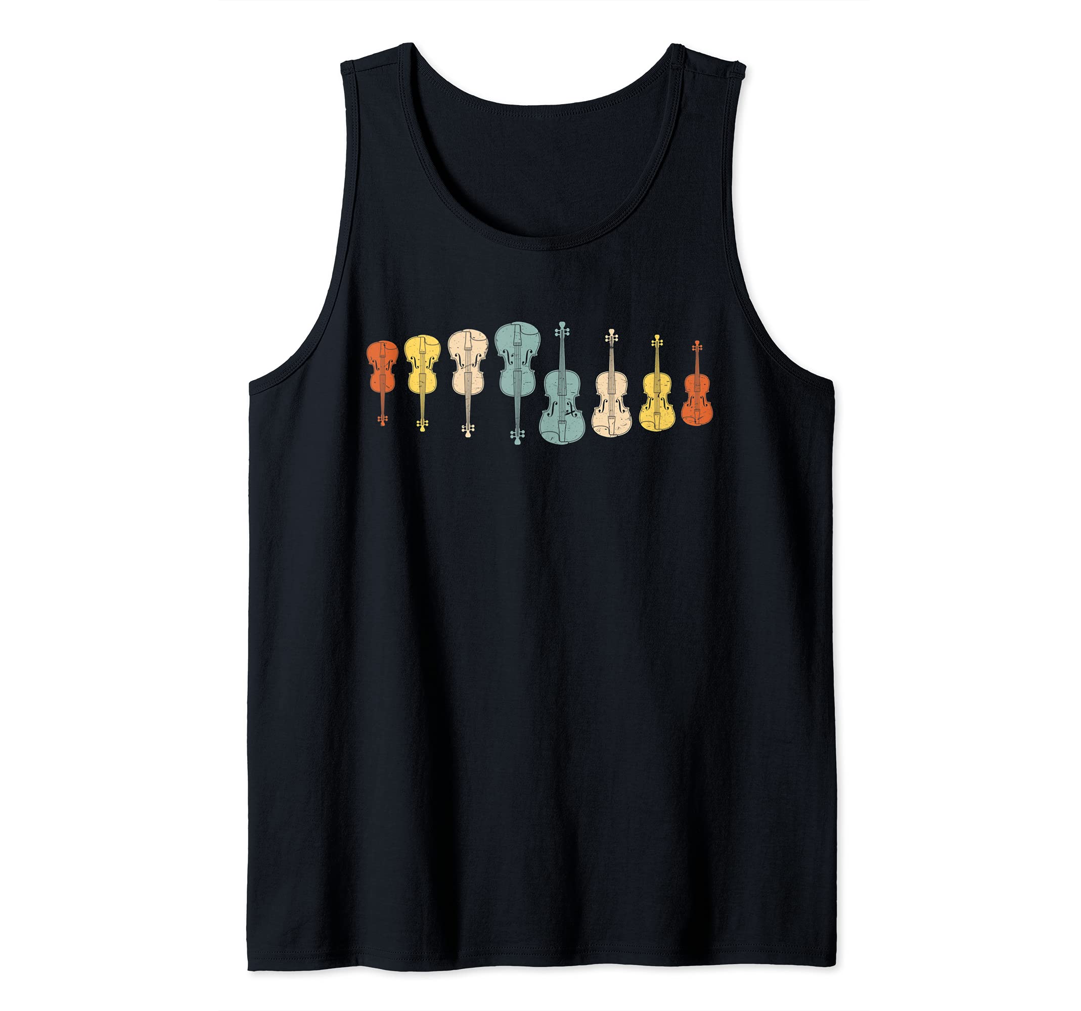 Violin Retro Violin Player Tank Top