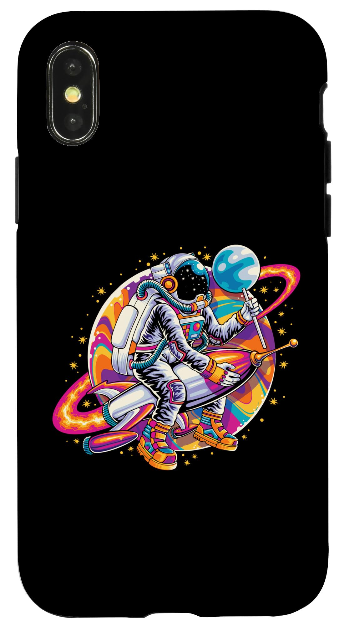 iPhone X/XS Sci-Fi Adventure Astronaut Groove Space Case