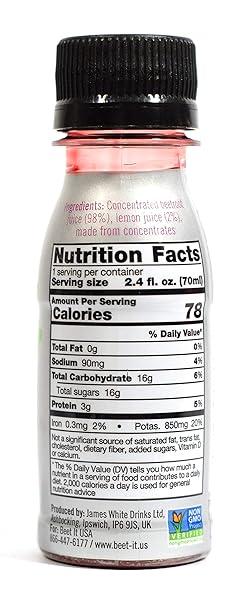 BEET IT SPORT NITRATE 400 SHOTS 2.4 OZ – NATURAL SOURCE OF NITRATE FOR IMPROVED SPORT PERFORMANCE