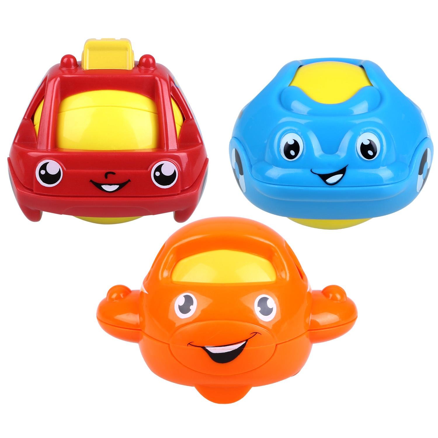 Peradix Children\'s Safe Water Toys 3 Pcs Floating Bath Toy, Fun Pool Game - Multi-coloured (Car)