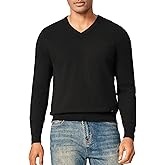 KVSS Men's V-Neck 100% Pure Cashmere Sweater, Pullover Cashmere Sweaters for Mens | Luxury from Inner Mongolia