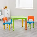 Liberty House Toys Multicoloured Table & 2 Chairs Set 51x51x43.5 cm view 3