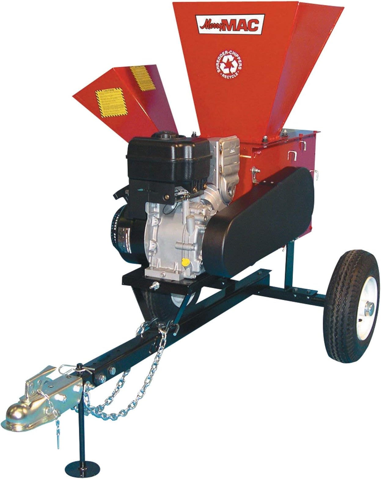 Merry Mac Highway-Towable Chipper/Shredder - 249cc Briggs & Stratton Intek OHV Engine, 3 1/2in. Chipping Capacity, Model Number 12PHT1100M