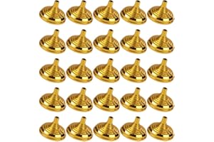 Taicols 30 Pcs Mini Flag Stands Golden for Table Centerpiece Party Supplies and Decoration Table Flag Holders Desk Flag Base 