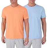 Tommy Bahama - Men's Essential 2 Pack T Shirts, Short Sleeve Crew Neck Stretch Jersey Top for Sleep or Lounge