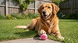 The Dog's Balls Dog Tennis Balls Pink Medium 12 Pack Non Abrasive Felt view 7