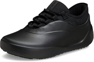 Crocs Men's Bistro No Hands Work Sneakers | Enclosed Toe | Slip Resistant | All Day Comfort