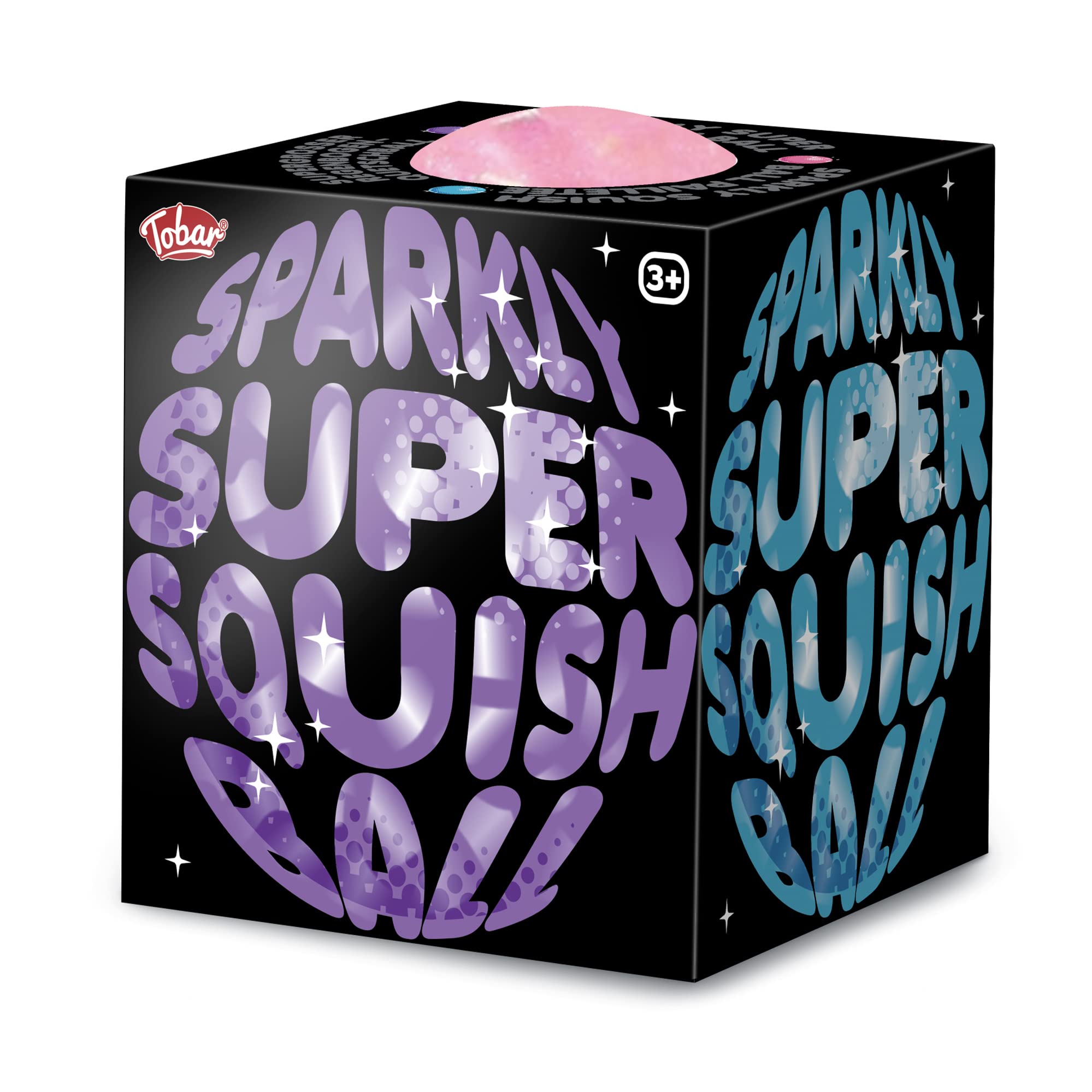 Tobar SCRUNCHEMS SPARKLY SUPER STRESS SQUISH BALL Toy